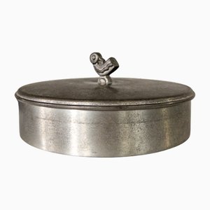 Caja con tapa de estaño de Hans Bergström para Ystad-Metall, 1950