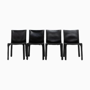 CAB 412 Chairs by Mario Bellini for Cassina, 1990s, Set of 4