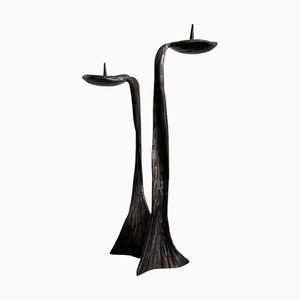 Bougeoir Brutaliste en Métal, 1960s