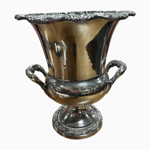 Frigorifero vintage in metallo argentato, 1928