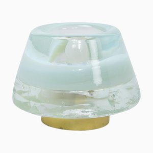 Lampe de Bureau en Verre de Leucos, 1970s