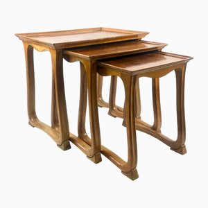 Mid-Century Modern Nesting Tables, 1970s, Set of 3