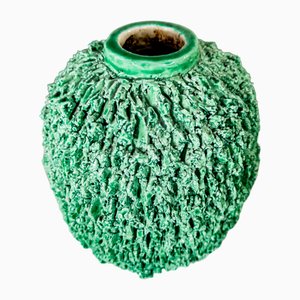 Schwedische Chamotte Vase von Gunnar Nylundf oder Rörstrand, 1960er