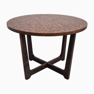 Norwegian Coffee Table with Copper Top, 1960s