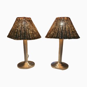 Lampade da tavolo vintage, anni '90, set di 2