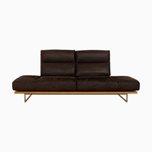 Assetto 2-Sitzer Sofa aus Braunem Leder von Koinor