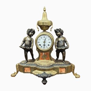 Vintage Brass & Bronze Clock