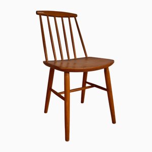 J77 Chair by Folke Pålsson for FDB Møbelfabrik, Denmark, 1960s