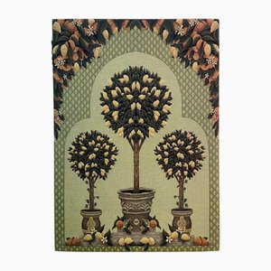 Tapestry with Provencal Lemon Tree Motifs