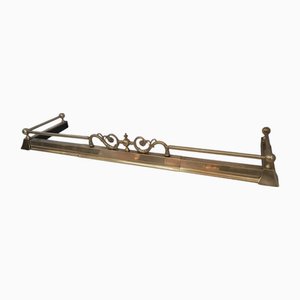 Großer viktorianischer Fender Kamin aus Messing