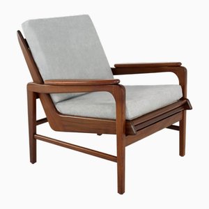 Poltrona Buttinge in teak, anni '60