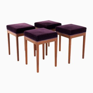 Vintage Hocker, 1970er, 4er Set