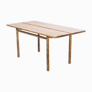 Vintage Oak Rectangular Dining Table by Pierre Gautier-Delaye, 1950s