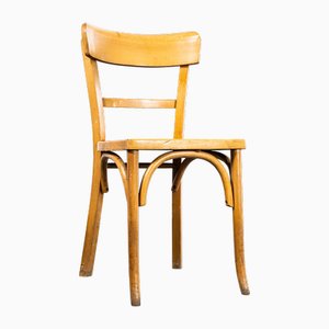 Blonder Bauernstuhl mit Gestelltem Sitz, 1950er