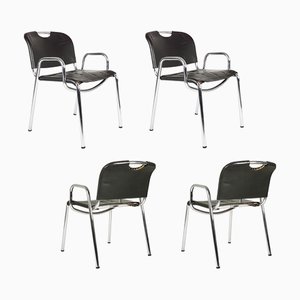 Model 2062 Dining Chairs by Achille Castiglioni & Marcello Malein for Zanotta, 1967, Set of 4