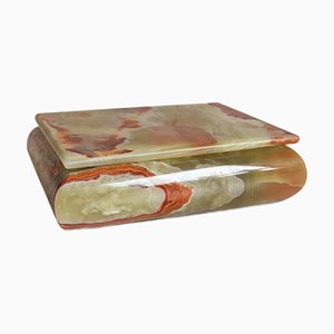 Scatola Art Deco in onice, Italia, anni '40