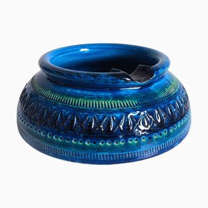 Large Ashtray by Aldo Londi - Rimini Blu for Bitossi, Italy, 1960s