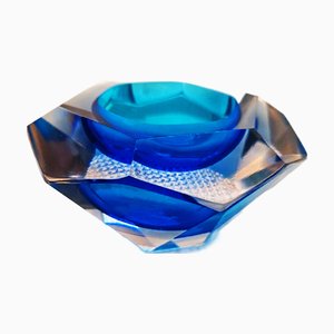 Ashtray in Murano Glass attributed to Flavio Poli for Seguso, Italy, 1960s