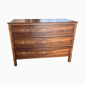 19th Century French Louis XVI Commode in Walnut