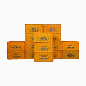 Italian Birra Plastic Crate Beer Collectible from Peroni, 1970s