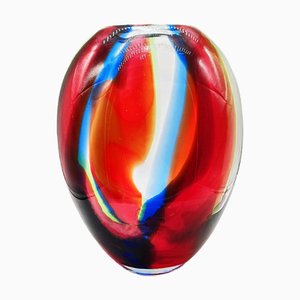 Jarrón de cristal de Murano, Italia, años 70