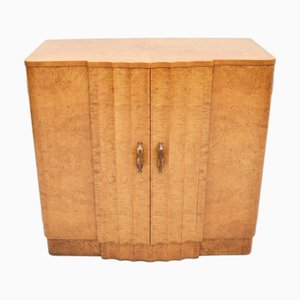 Art Deco Burr Walnut Cabinet by Harry and Lou Epstein, 1930s