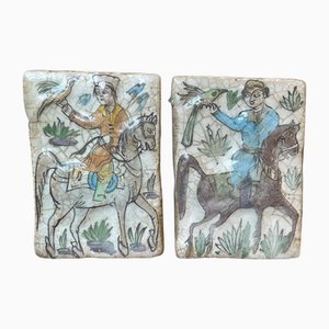 Qajar Tiles, Set of 2