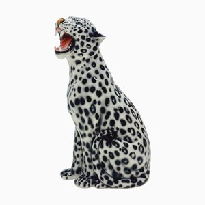 Snowleopard in Ceramic from Ceramiche Boxer