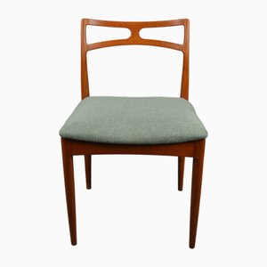 Sedia da pranzo nr. 94 in teak di Johannes Andersen per Christian Linneberg, anni '60