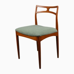 Sedia da pranzo nr. 94 in teak di Johannes Andersen per Christian Linneberg, anni '60
