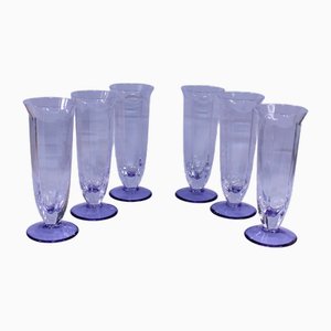 Vintage Champaign Glasses, 1970s, Set of 6