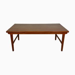 Vintage Danish Extendable Dining Table in Teak, 1960s