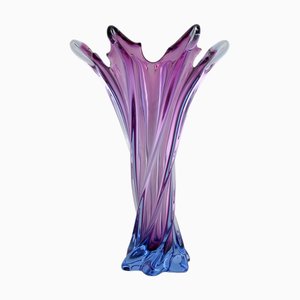 Vaso in vetro di Murano, anni '70