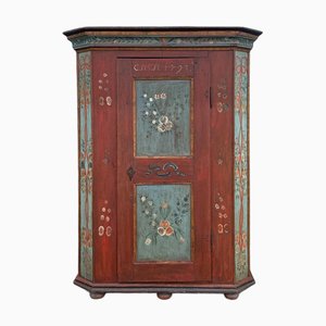 Meuble Peint Floral Rouge et Bleu, 1793