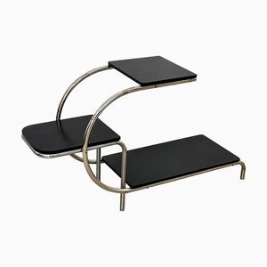 Shelf Cake Stand Black Tubular Steel, 1930s