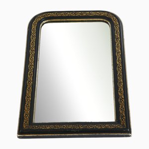French Antique Louis Philippe Wooden Arched Mirror