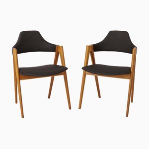 Set of Vintage Teak Dining Chairs by Kai Kristiansen for Sva Møbler, 1960s