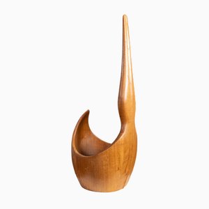 Large Teak Beer Goose by Johnny Mattsson, 1950s