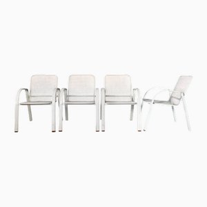 Fauteuils de Jardin Vintage en Métal, Set de 4