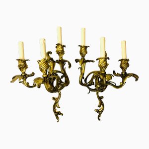Barocke Wandapiken Wall Lamps, 1980s, Set of 2