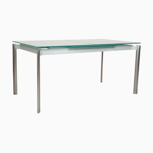 Kristalia Glass Dining Table in Silver