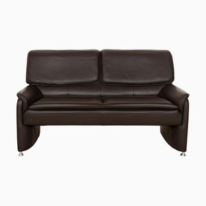Camaro Leather Two-Seater Sofa in Brown from Laauser