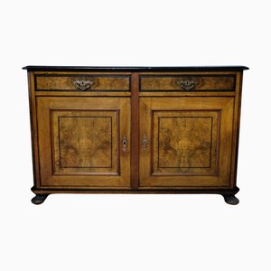 Light Mahogany Sideboard with Round Legs, 1920s