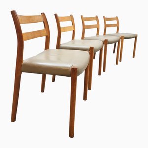 Mid-Century Esszimmerstühle Modell 84 Esszimmerstühle von Niels Otto (NO) Møller, 1960er