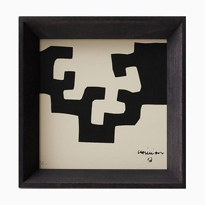 Eduardo Chillida, Composición, Litografía, 1975, Enmarcado