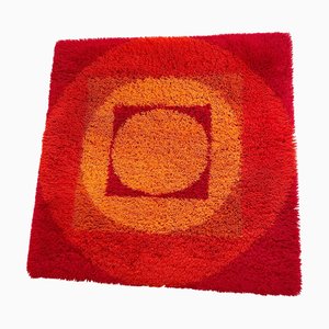 Tappeto da parete Varia Pop Art nr. 4 attribuito a Verner Panton Attrib per Vorwerk, Germania, anni '70