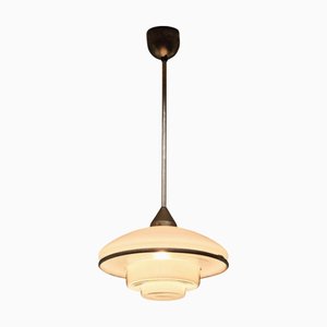 Lampada a sospensione Bauhaus P3 di Otto Müller per Sistrah, anni '30