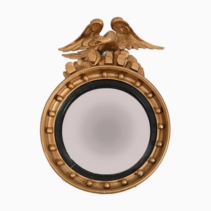 Regency Gilt Convex Eagle Mirror