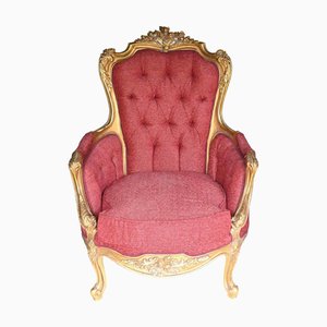 Fauteuil de Salon Empire Doré, France