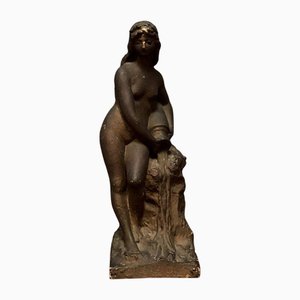 Charles Filleul, Sculpture of Woman, 20th Century, Plaster